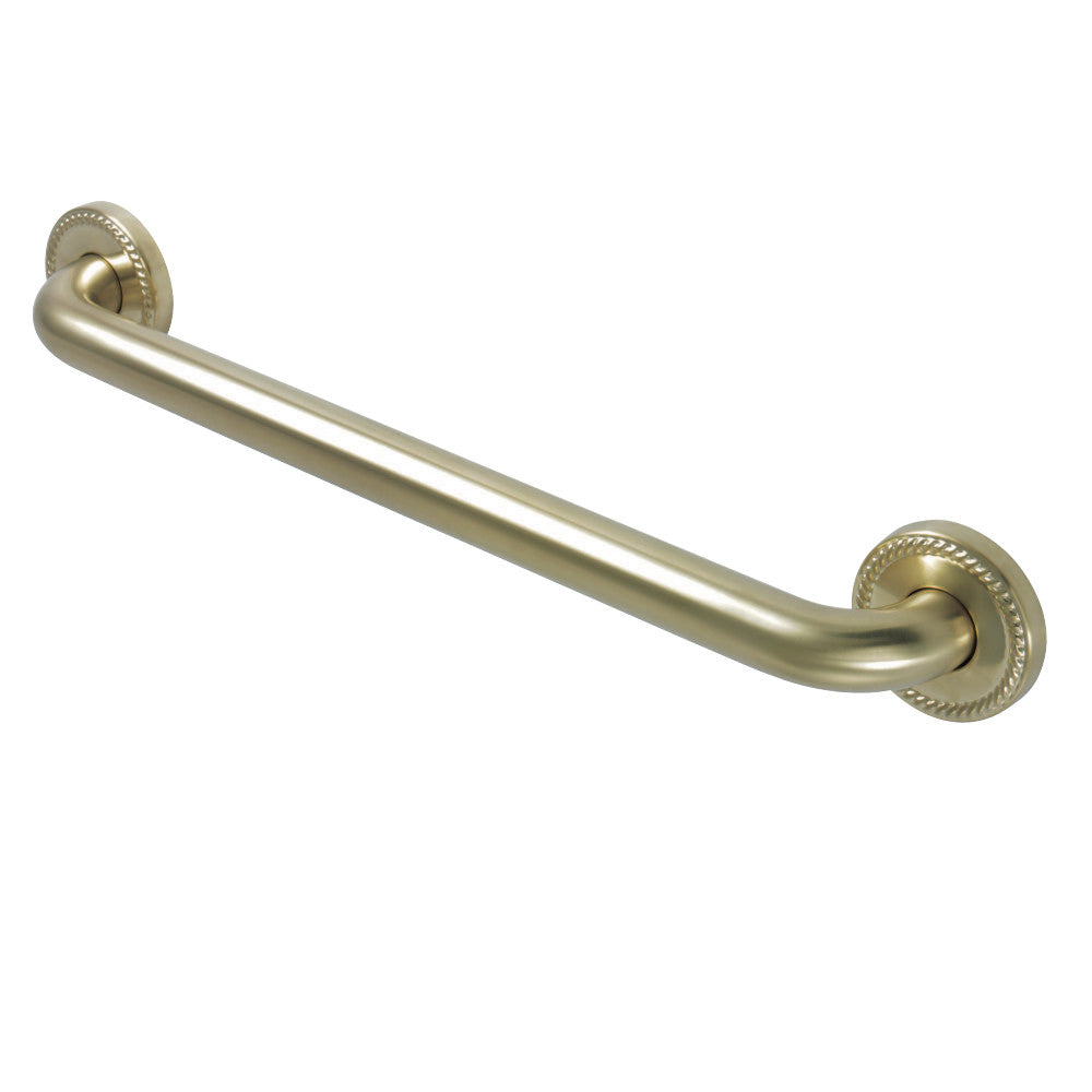 Kingston Brass DR814187 Laurel 18-Inch X 1-1/4-Inch OD Decorative Grab Bar, Brushed Brass - BNGBath