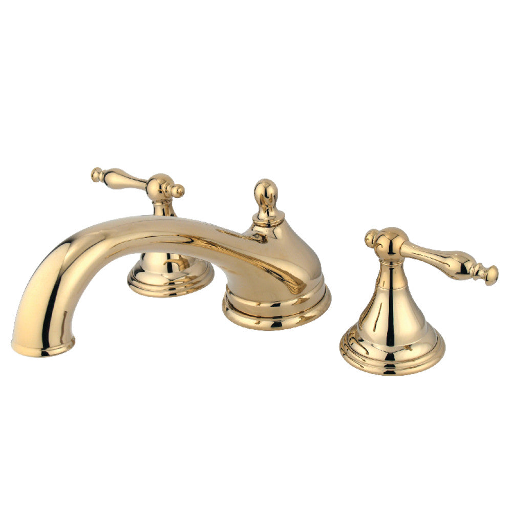 Kingston Brass KS5532NL Naples Roman Tub Faucet, Polished Brass - BNGBath