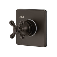 Thumbnail for Kingston Brass KS3045BX 3-Way Diverter Valve with Trim Kit, Oil Rubbed Bronze - BNGBath