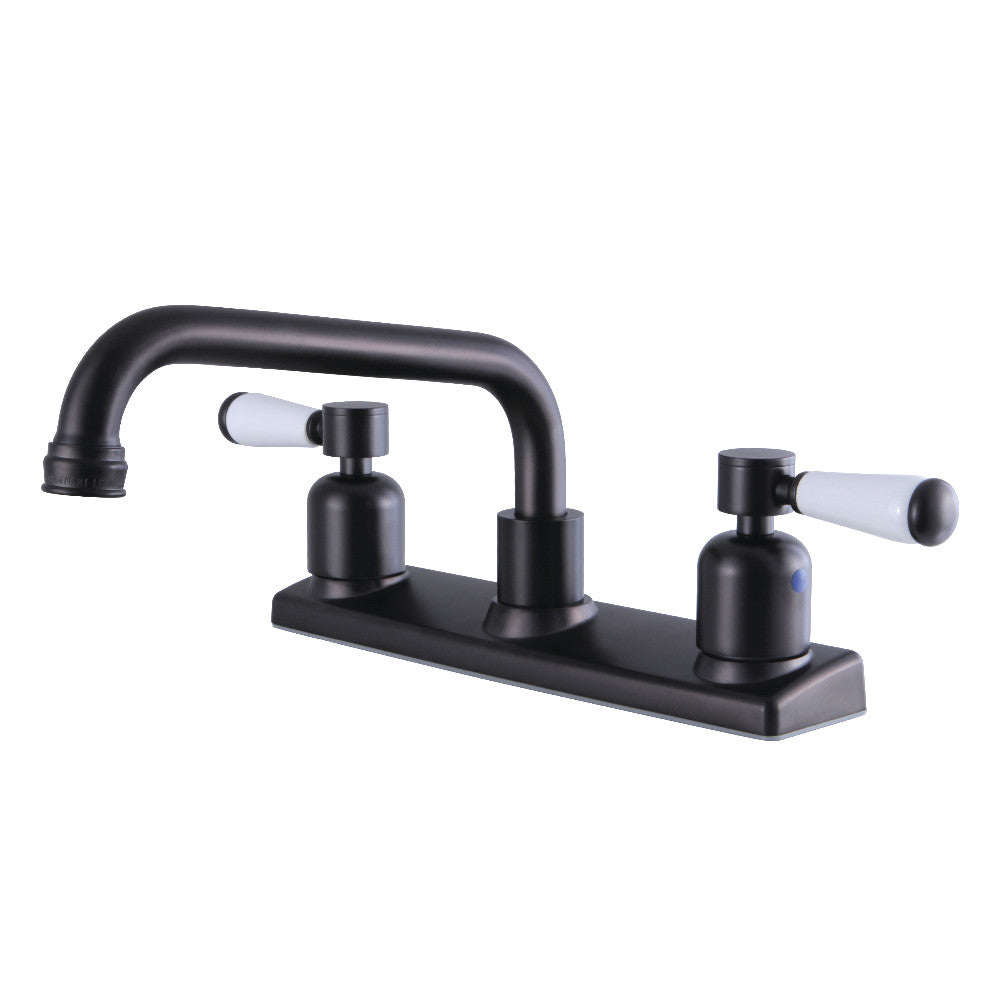 Kingston Brass FB2135DPL Paris 8-Inch Centerset Kitchen Faucet, Oil Rubbed Bronze - BNGBath