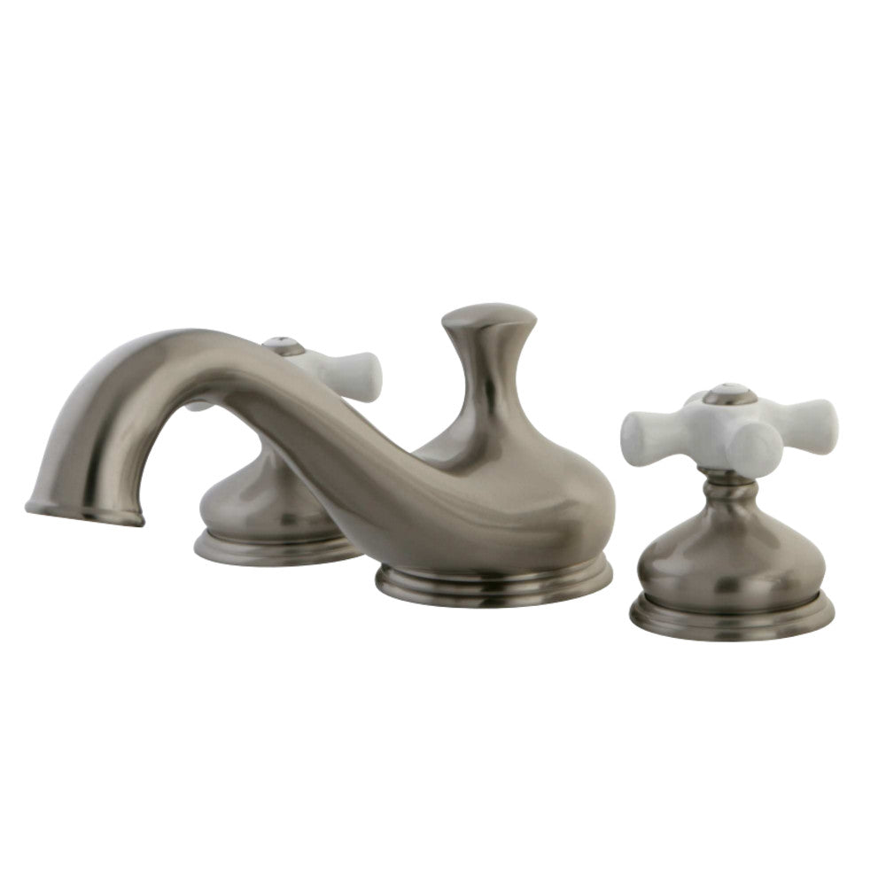 Kingston Brass KS3338PX Heritage Roman Tub Faucet, Brushed Nickel - BNGBath