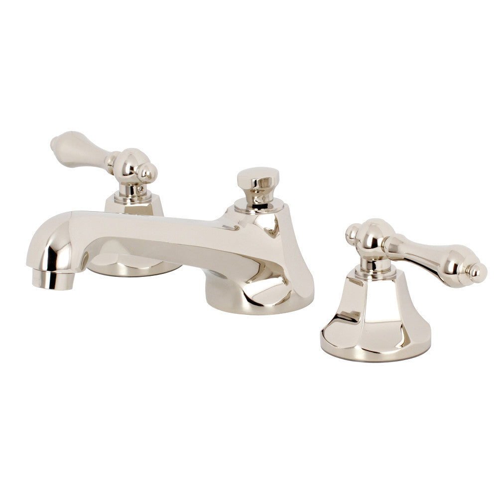 Kingston Brass KS4466AL 8 in. Widespread Bathroom Faucet, Polished Nickel - BNGBath