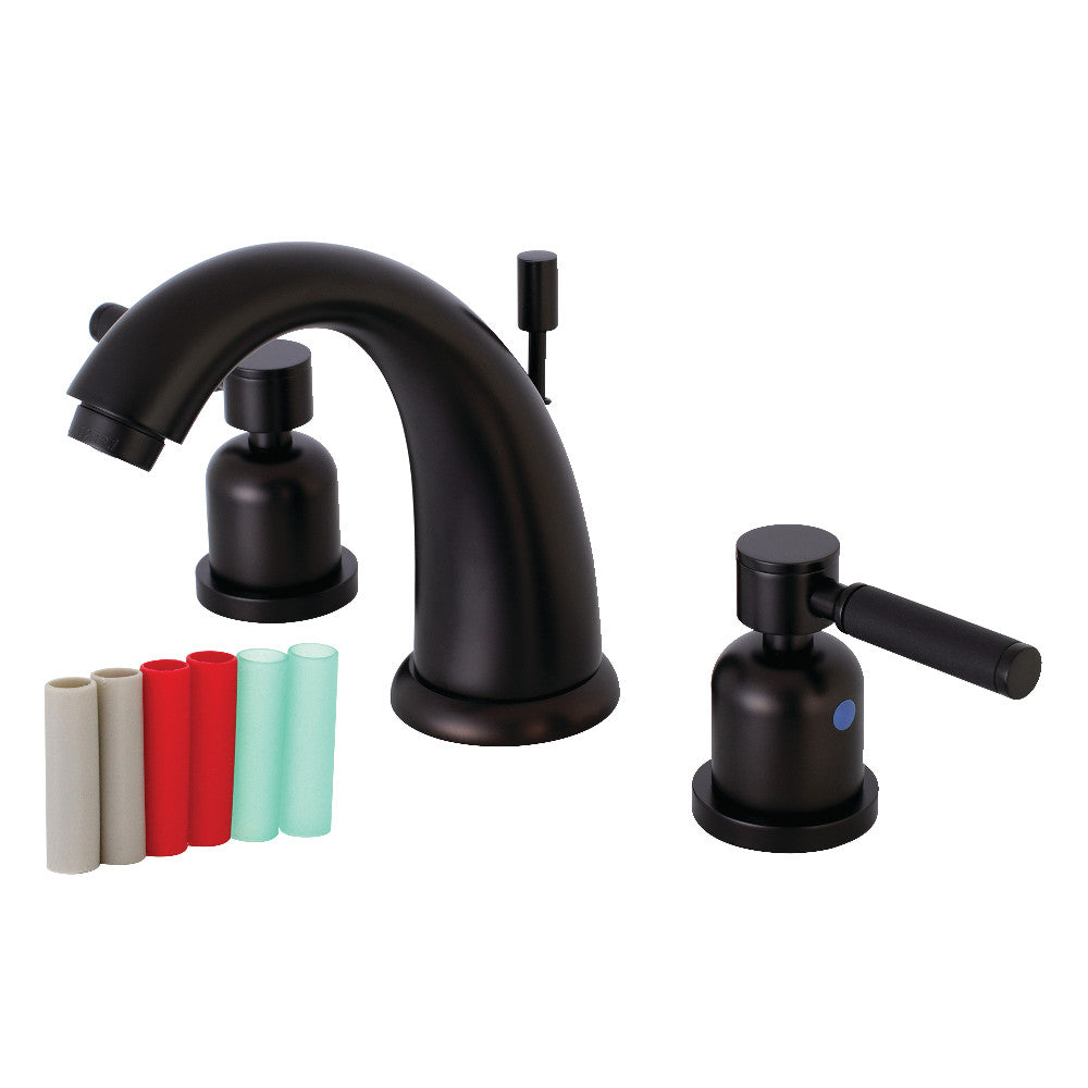 Kingston Brass KB8985DKL 8 in. Widespread Bathroom Faucet, Oil Rubbed Bronze - BNGBath