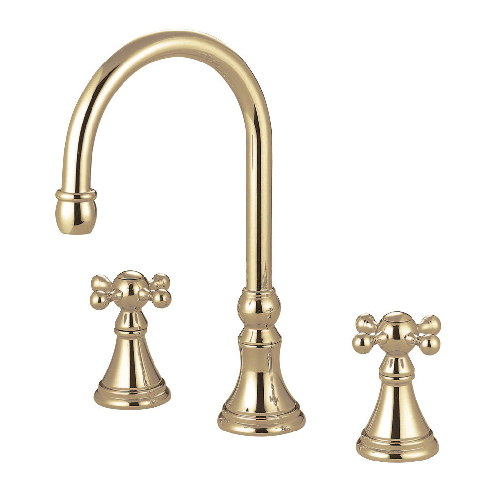 Kingston Brass KS2342KX Roman Tub Faucet, Polished Brass - BNGBath