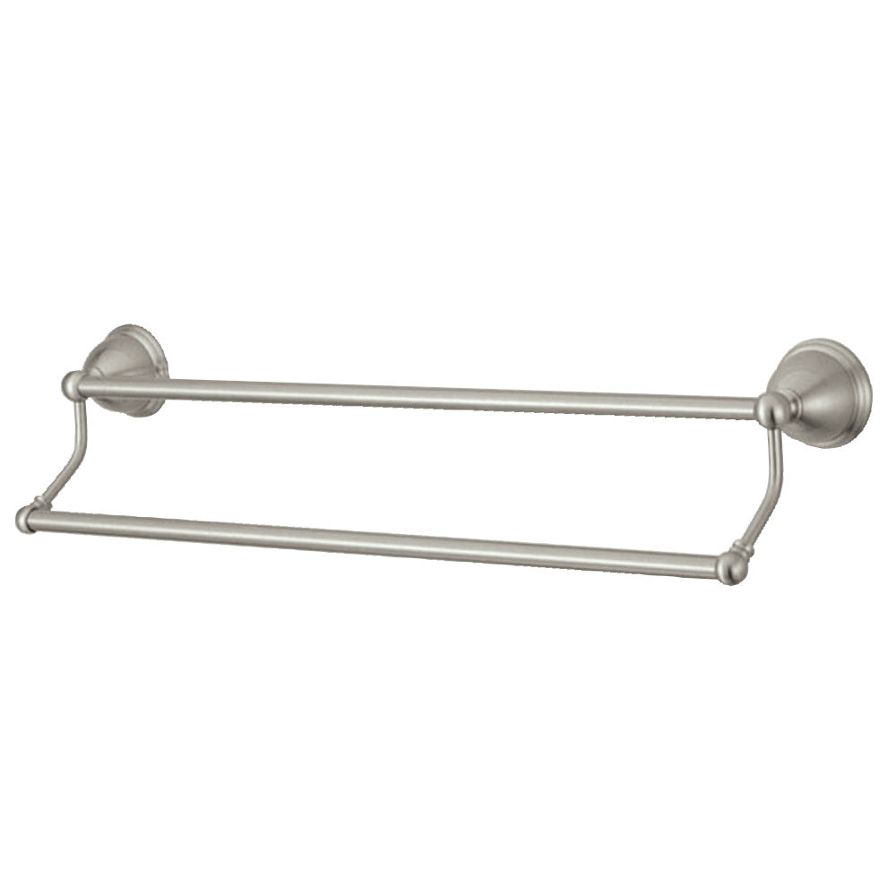 Kingston Brass BA3963SN Restoration 24" Dual Towel Bar, Brushed Nickel - BNGBath