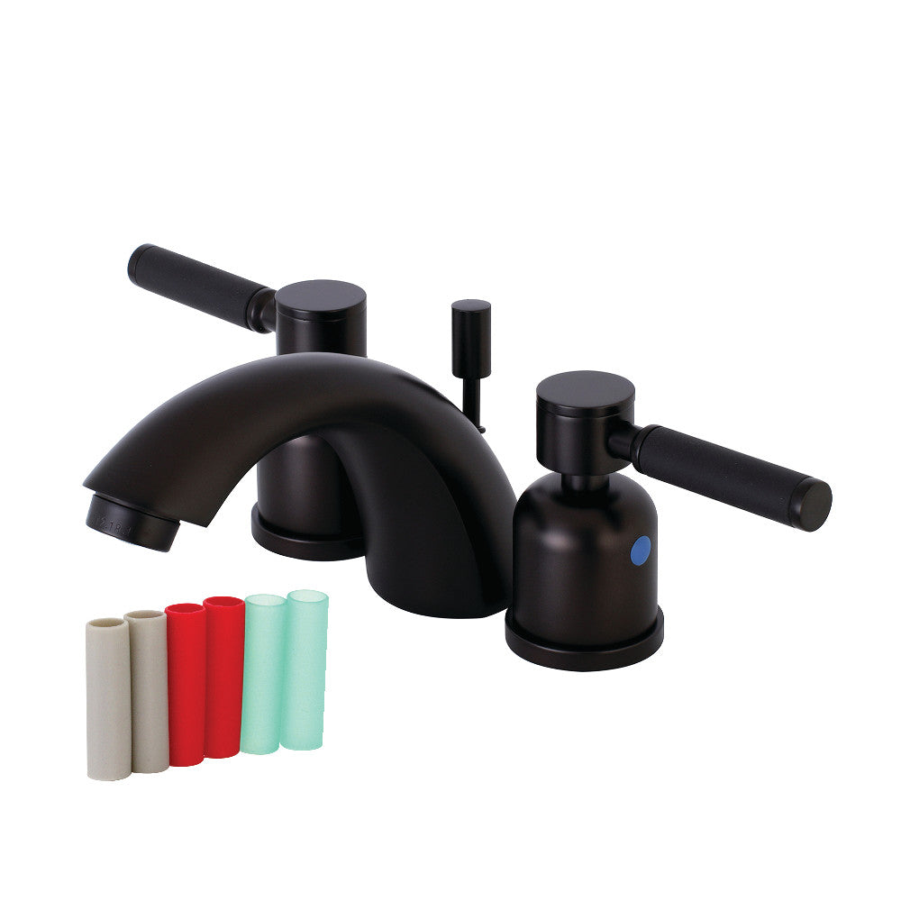 Kingston Brass KB8955DKL Mini-Widespread Bathroom Faucet, Oil Rubbed Bronze - BNGBath