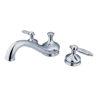 Thumbnail for Kingston Brass KS3331GL Georgian Roman Tub Faucet, Polished Chrome - BNGBath