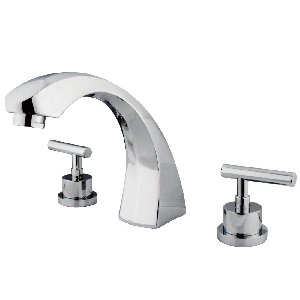 Kingston Brass KS4361CML Manhattan Roman Tub Faucet, Polished Chrome - BNGBath