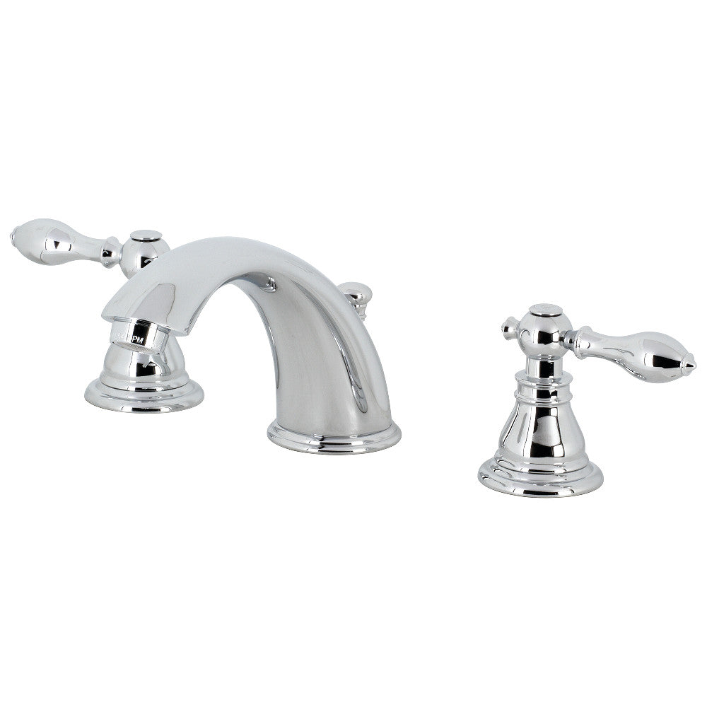 Kingston Brass KB961ACL American Classic Widespread Bathroom Faucet with Retail Pop-Up, Polished Chrome - BNGBath