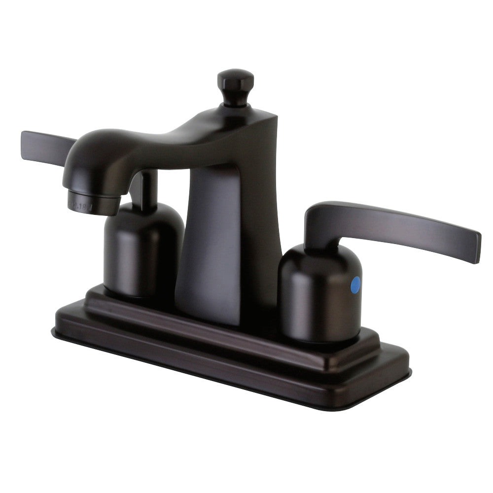 Kingston Brass FB4645EFL 4 in. Centerset Bathroom Faucet, Oil Rubbed Bronze - BNGBath