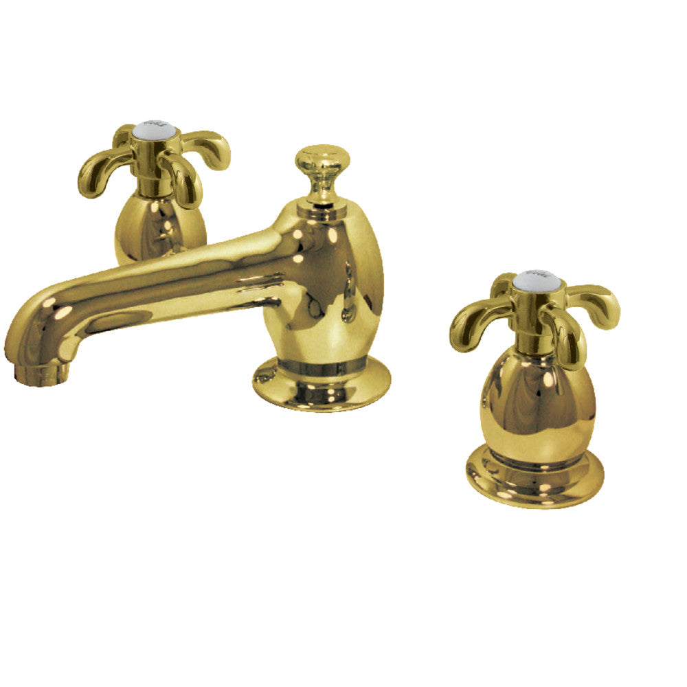 Kingston Brass KS7262TX 8 in. Widespread Bathroom Faucet, Polished Brass - BNGBath