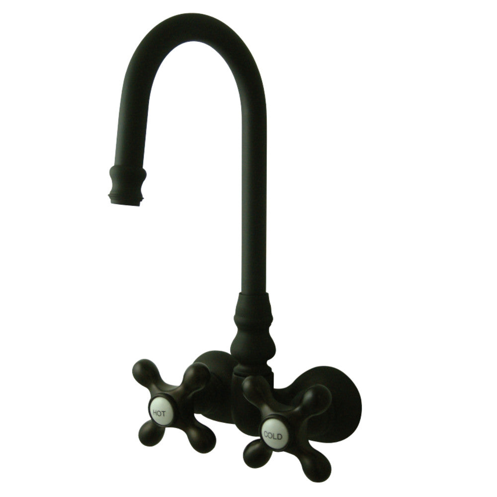 Kingston Brass CC77T5 Vintage 3-3/8-Inch Wall Mount Tub Faucet, Oil Rubbed Bronze - BNGBath