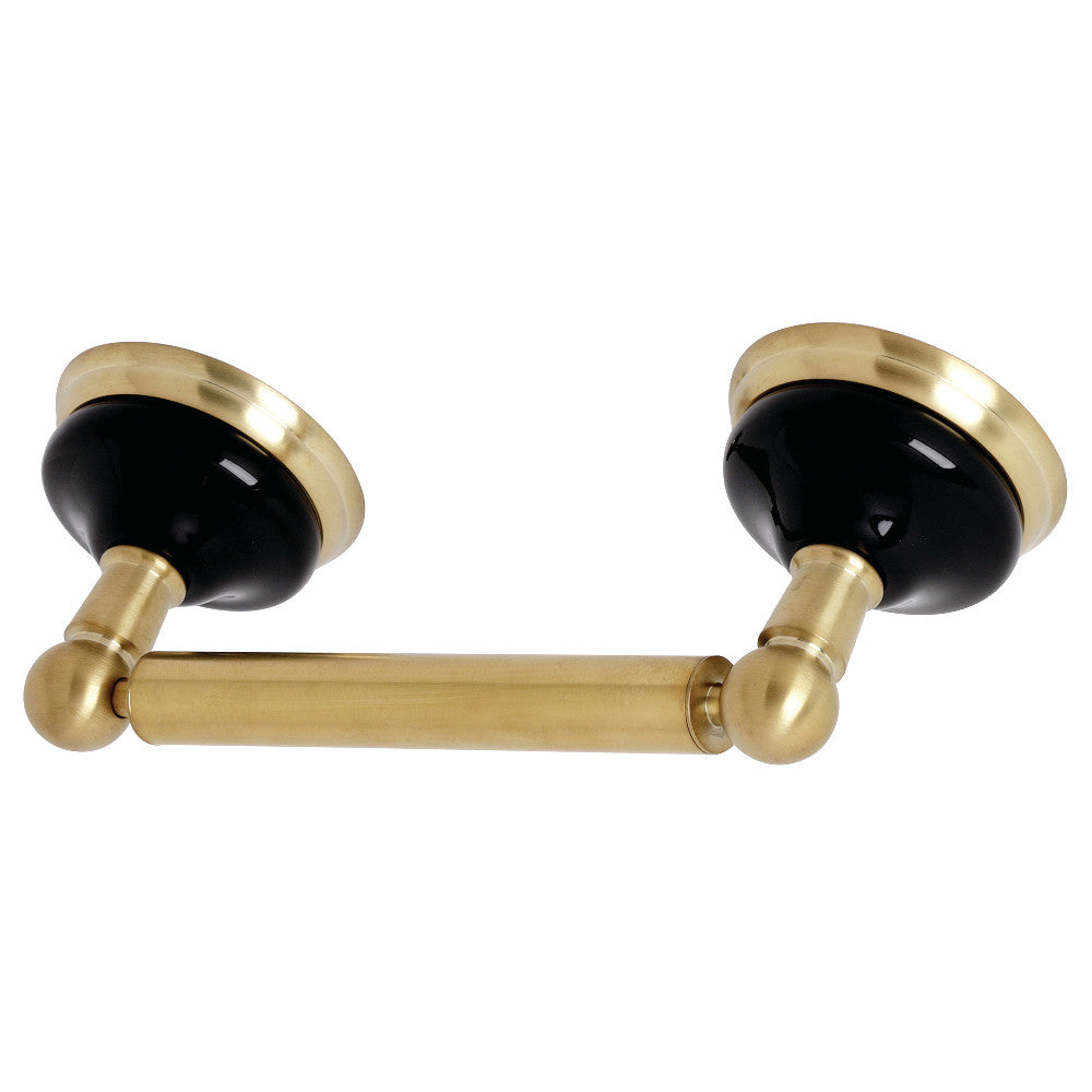 Kingston Brass BA9118BB Water Onyx Toilet Paper Holder, Brushed Brass - BNGBath