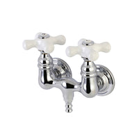 Thumbnail for Aqua Vintage AE40T1 Vintage 3-3/8 Inch Wall Mount Tub Faucet, Polished Chrome - BNGBath