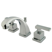 Thumbnail for Kingston Brass KS4941QLL Executive Widespread Bathroom Faucet, Polished Chrome - BNGBath