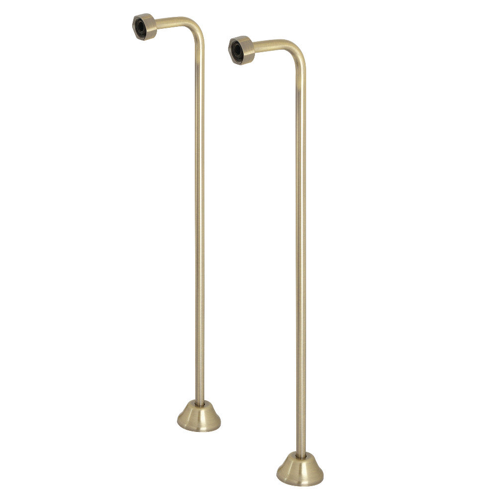 Kingston Brass CC463 Single Offset Bath Supply, Antique Brass - BNGBath