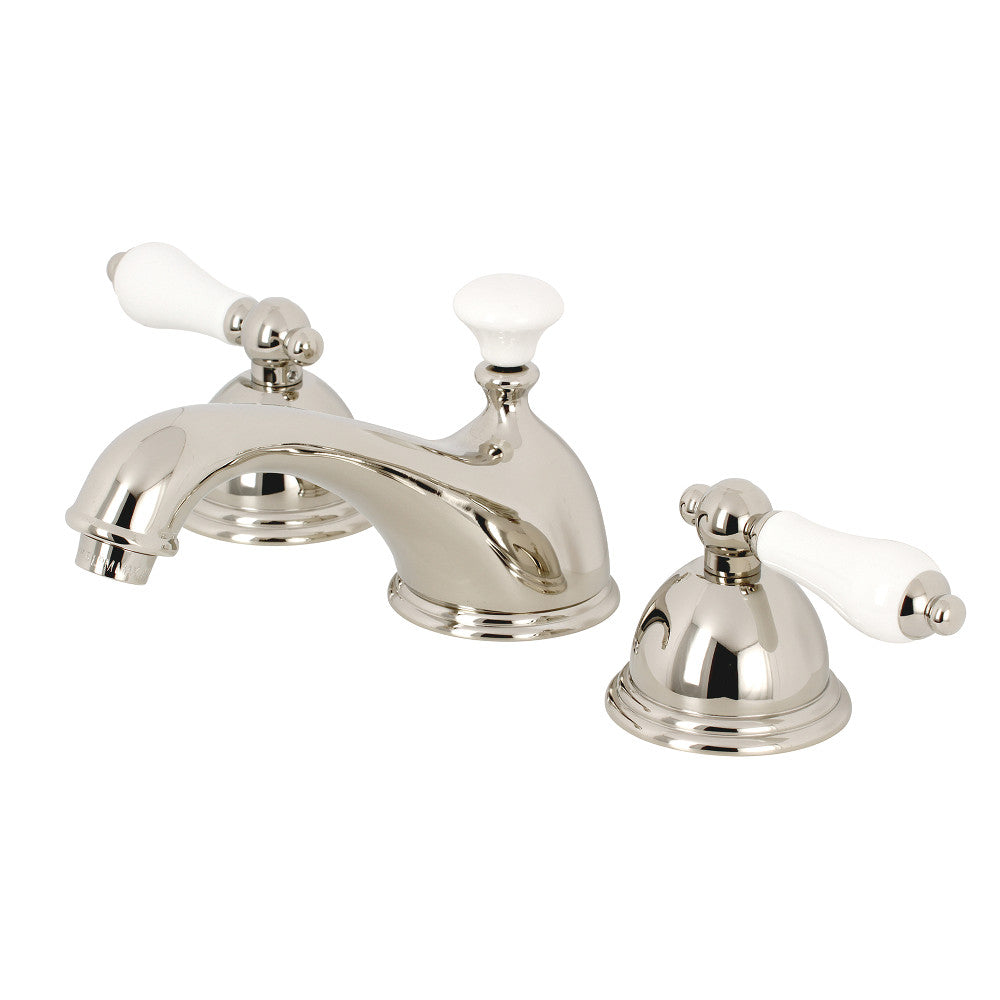 Kingston Brass KS3966PL 8 in. Widespread Bathroom Faucet, Polished Nickel - BNGBath