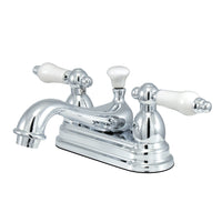 Thumbnail for Kingston Brass KS3601PL 4 in. Centerset Bathroom Faucet, Polished Chrome - BNGBath