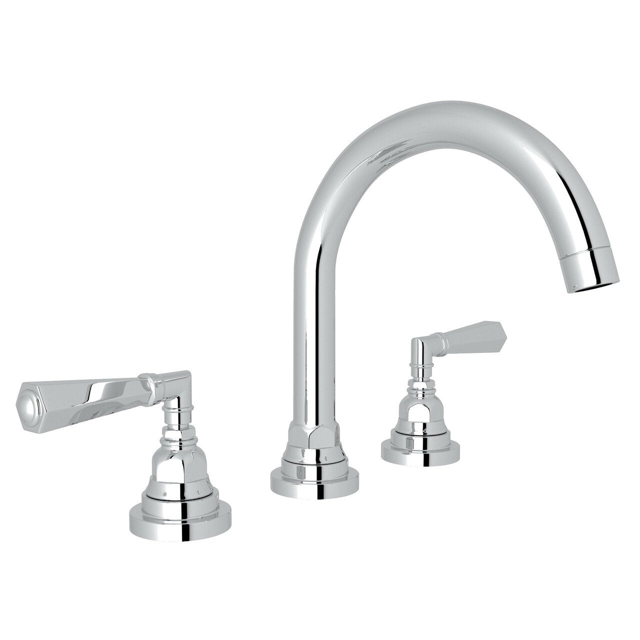 ROHL San Giovanni C-Spout Widespread Bathroom Faucet - BNGBath