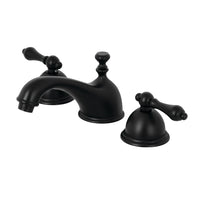 Thumbnail for Kingston Brass KS3960AL 8 in. Widespread Bathroom Faucet, Matte Black - BNGBath