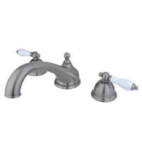 Thumbnail for Kingston Brass KS3358PL Vintage Roman Tub Faucet, Brushed Nickel - BNGBath