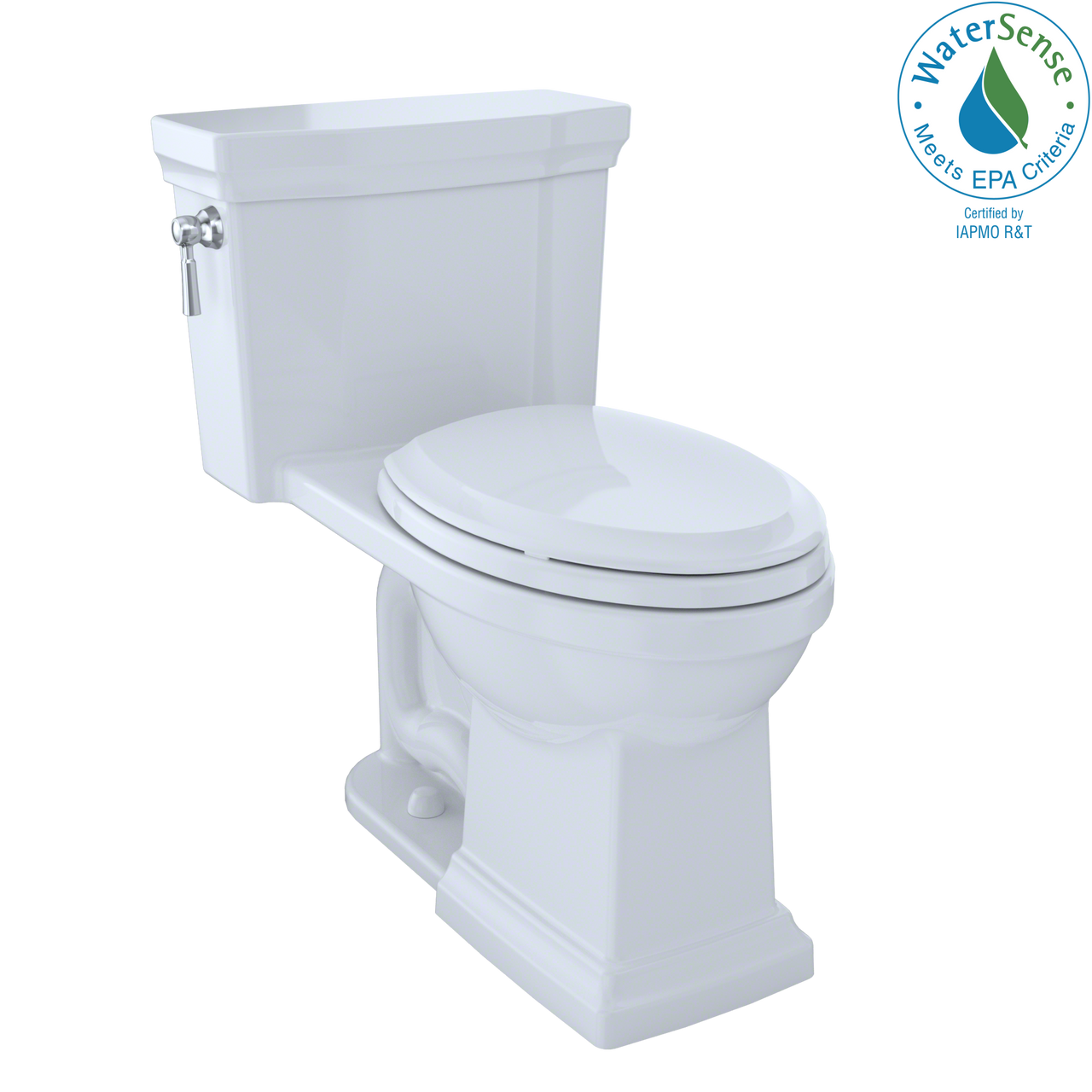 TOTO Promenade II One-Piece Elongated 1.28 GPF Universal Height Toilet with CeFiONtect,  - MS814224CEFG#01 - BNGBath