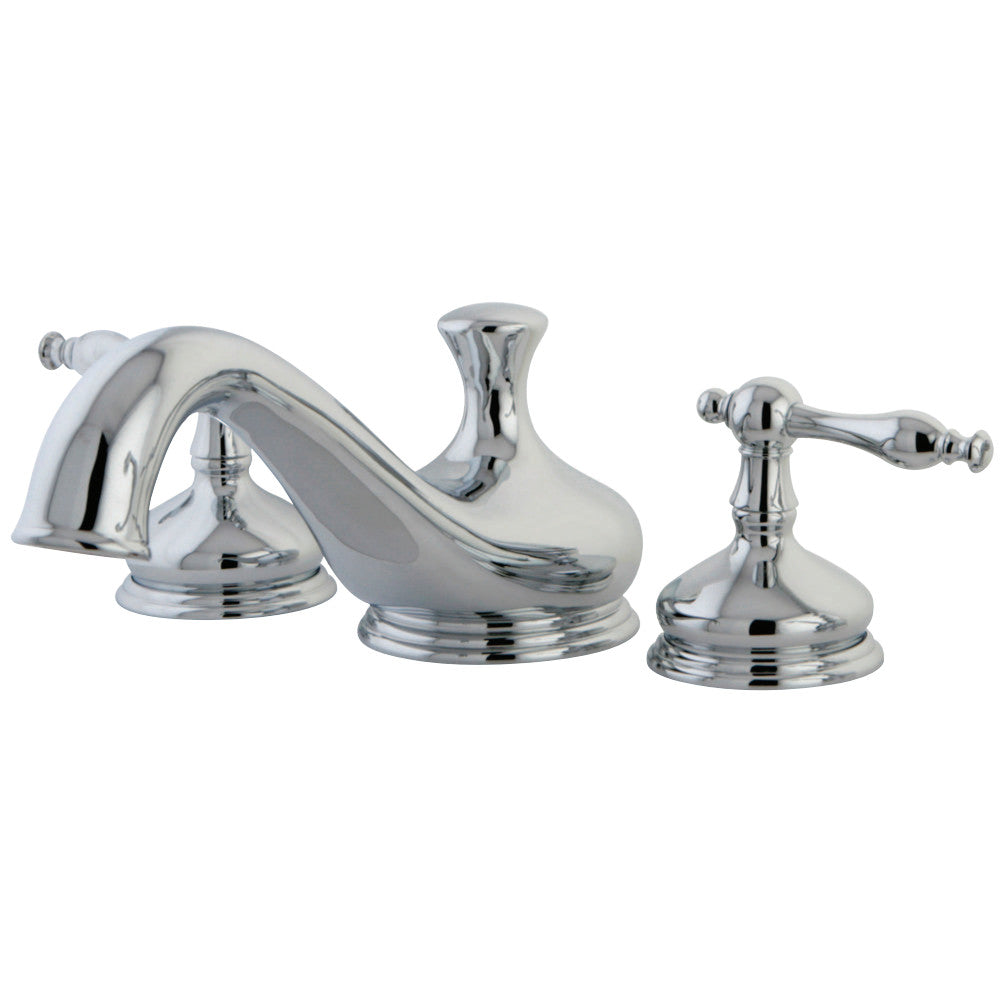 Kingston Brass KS3331NL Heritage Roman Tub Faucet, Polished Chrome - BNGBath