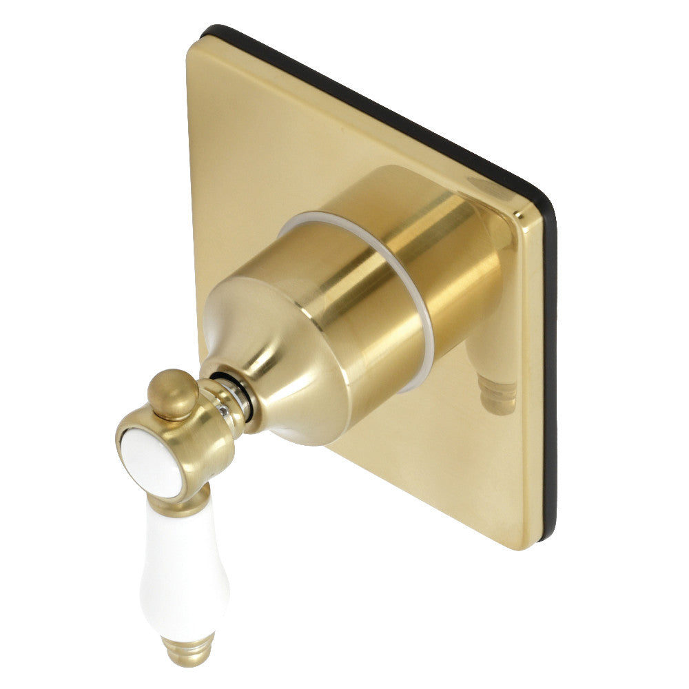 Kingston Brass KS3047BPL Bel-Air 3-Way Diverter Valve with Trim Kit, Brushed Brass - BNGBath