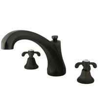 Thumbnail for Kingston Brass KS4325TX Vintage Roman Tub Faucet, Oil Rubbed Bronze - BNGBath