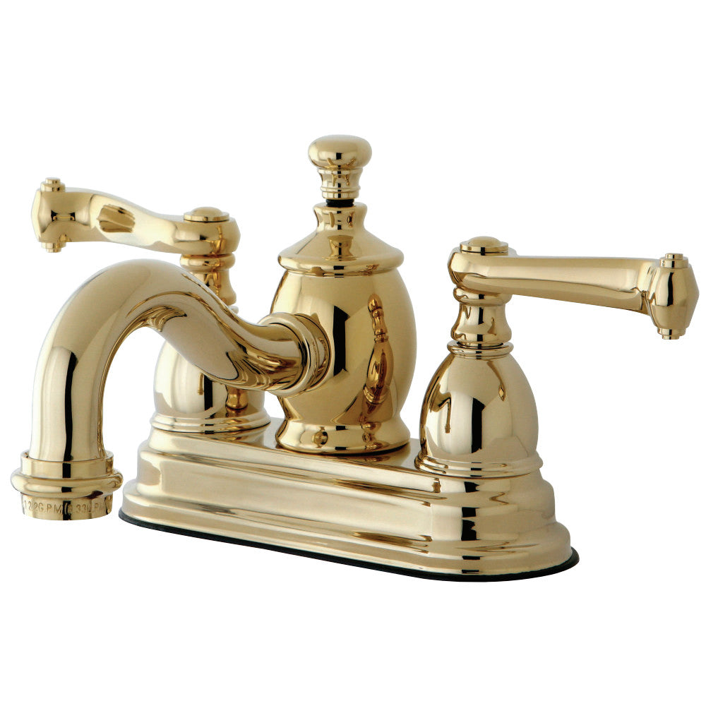 Kingston Brass KS7102FL 4 in. Centerset Bathroom Faucet, Polished Brass - BNGBath