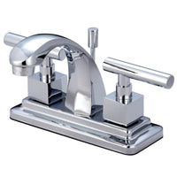 Thumbnail for Kingston Brass KS4641CQL 4 in. Centerset Bathroom Faucet, Polished Chrome - BNGBath