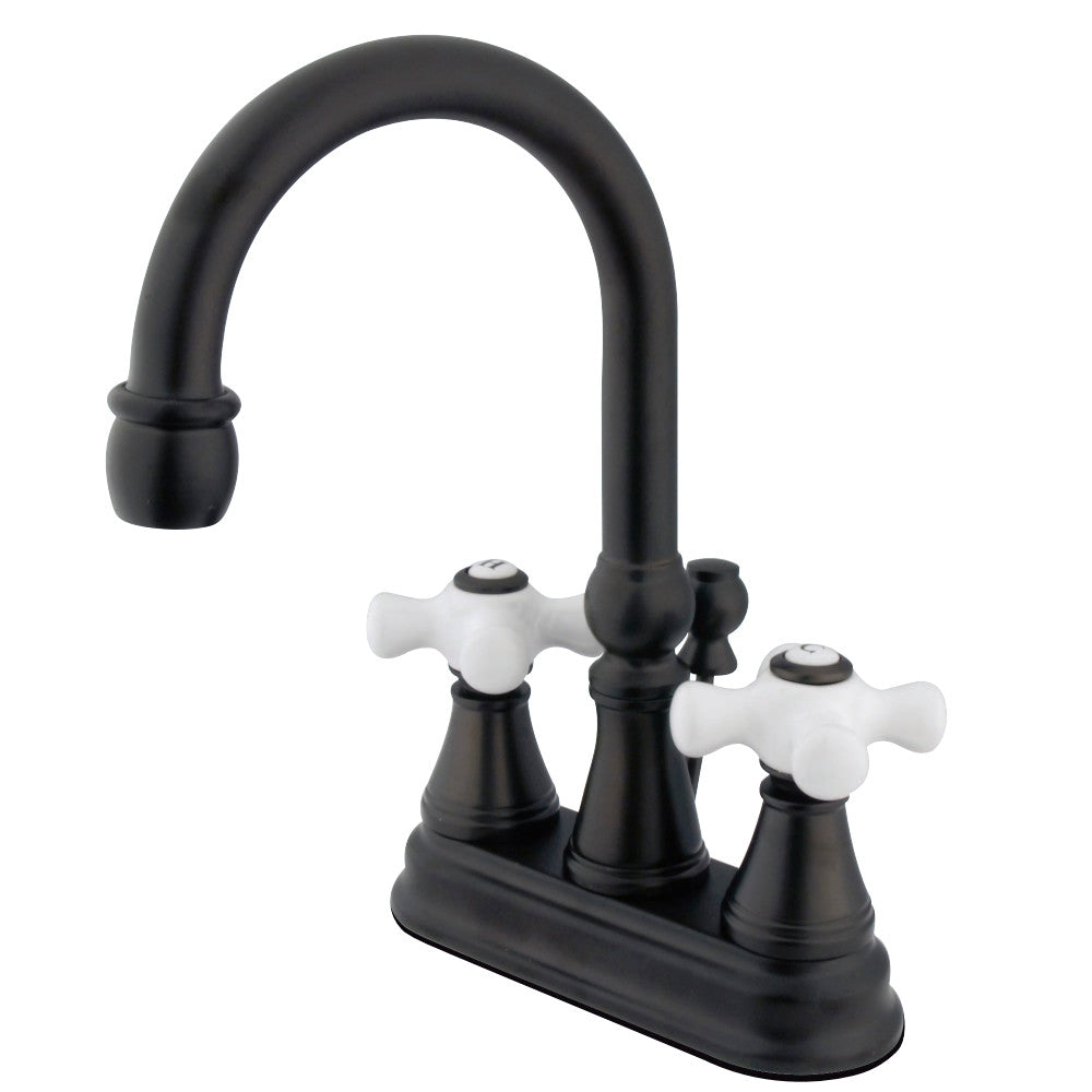 Kingston Brass KS2615PX 4 in. Centerset Bathroom Faucet, Oil Rubbed Bronze - BNGBath