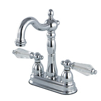 Thumbnail for Kingston Brass KB1491WLL Wilshire Two-Handle Bar Faucet, Polished Chrome - BNGBath