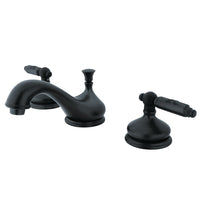 Thumbnail for Kingston Brass KS1160GL 8 in. Widespread Bathroom Faucet, Matte Black - BNGBath