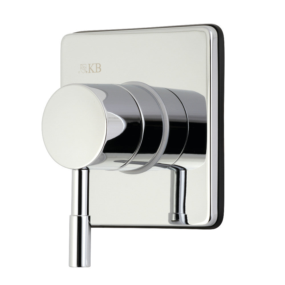 Kingston Brass KS3041DL Concord 3-Way Diverter Valve with Trim Kit, Polished Chrome - BNGBath