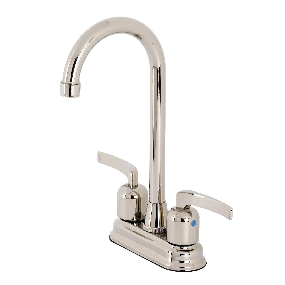 Kingston Brass KB8496EFL Centurion Bar Faucet, Polished Nickel - BNGBath