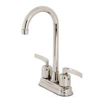 Thumbnail for Kingston Brass KB8496EFL Centurion Bar Faucet, Polished Nickel - BNGBath