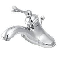 Thumbnail for Kingston Brass KB3541BL 4 in. Centerset Bathroom Faucet, Polished Chrome - BNGBath