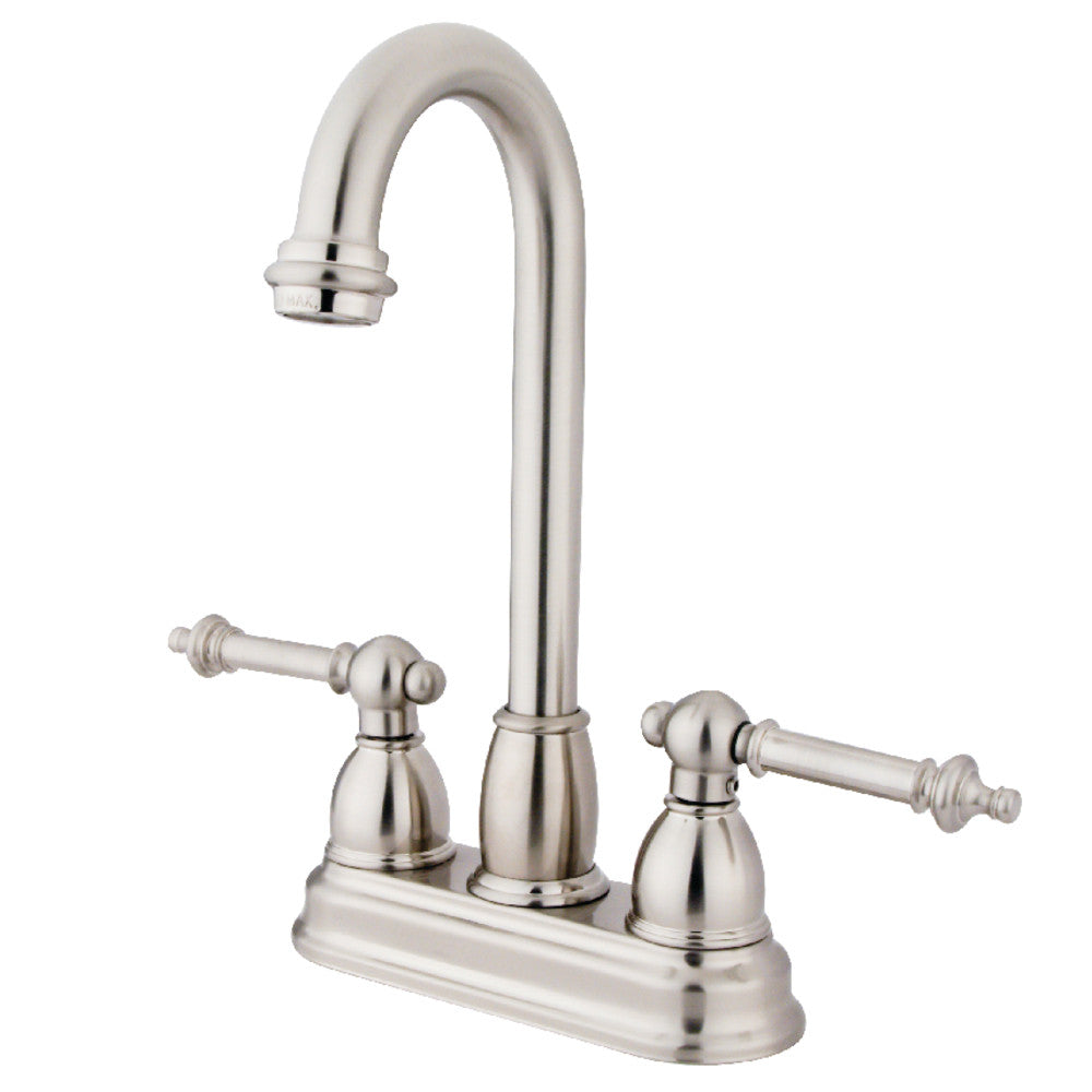 Kingston Brass KB3498TL Bar Faucet, Brushed Nickel - BNGBath