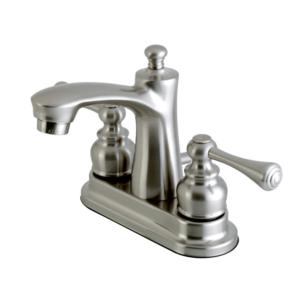 Kingston Brass FB7628BL 4 in. Centerset Bathroom Faucet, Brushed Nickel - BNGBath