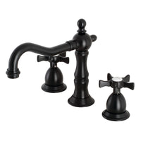 Thumbnail for Kingston Brass KS1970NX Hamilton Widespread Bathroom Faucet with Brass Pop-Up, Matte Black - BNGBath