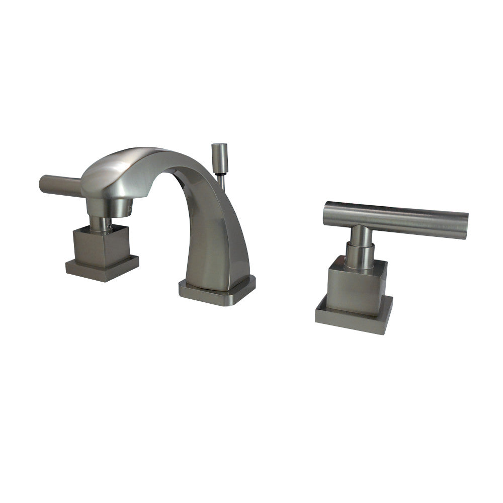 Kingston Brass KS4948CQL Claremont 8 in. Widespread Bathroom Faucet, Brushed Nickel - BNGBath