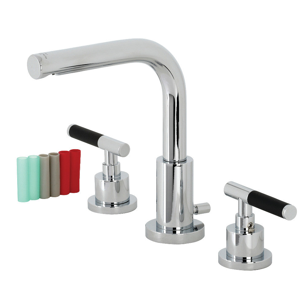 Fauceture FSC8951CKL Kaiser Widespread Bathroom Faucet with Brass Pop-Up, Polished Chrome - BNGBath