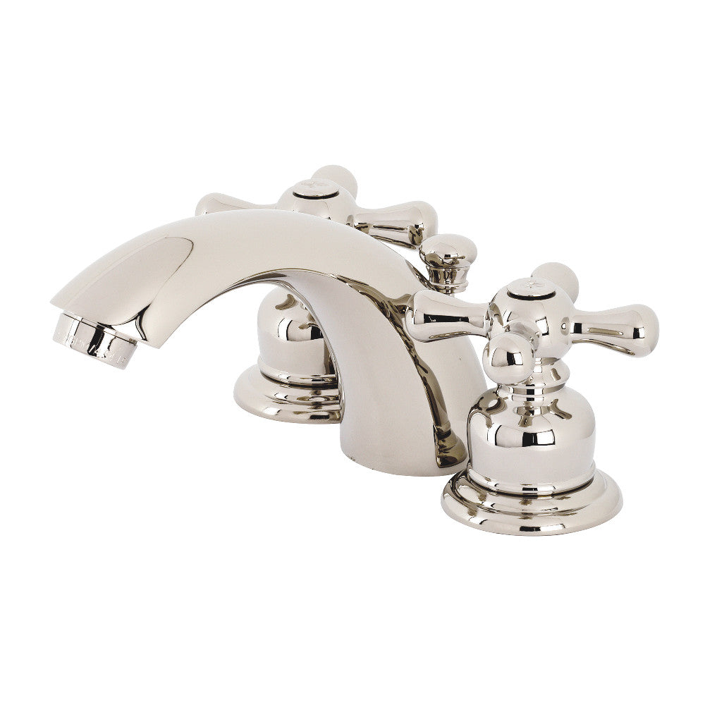 Kingston Brass KB946AXPN Victorian Mini-Widespread Bathroom Faucet, Polished Nickel - BNGBath