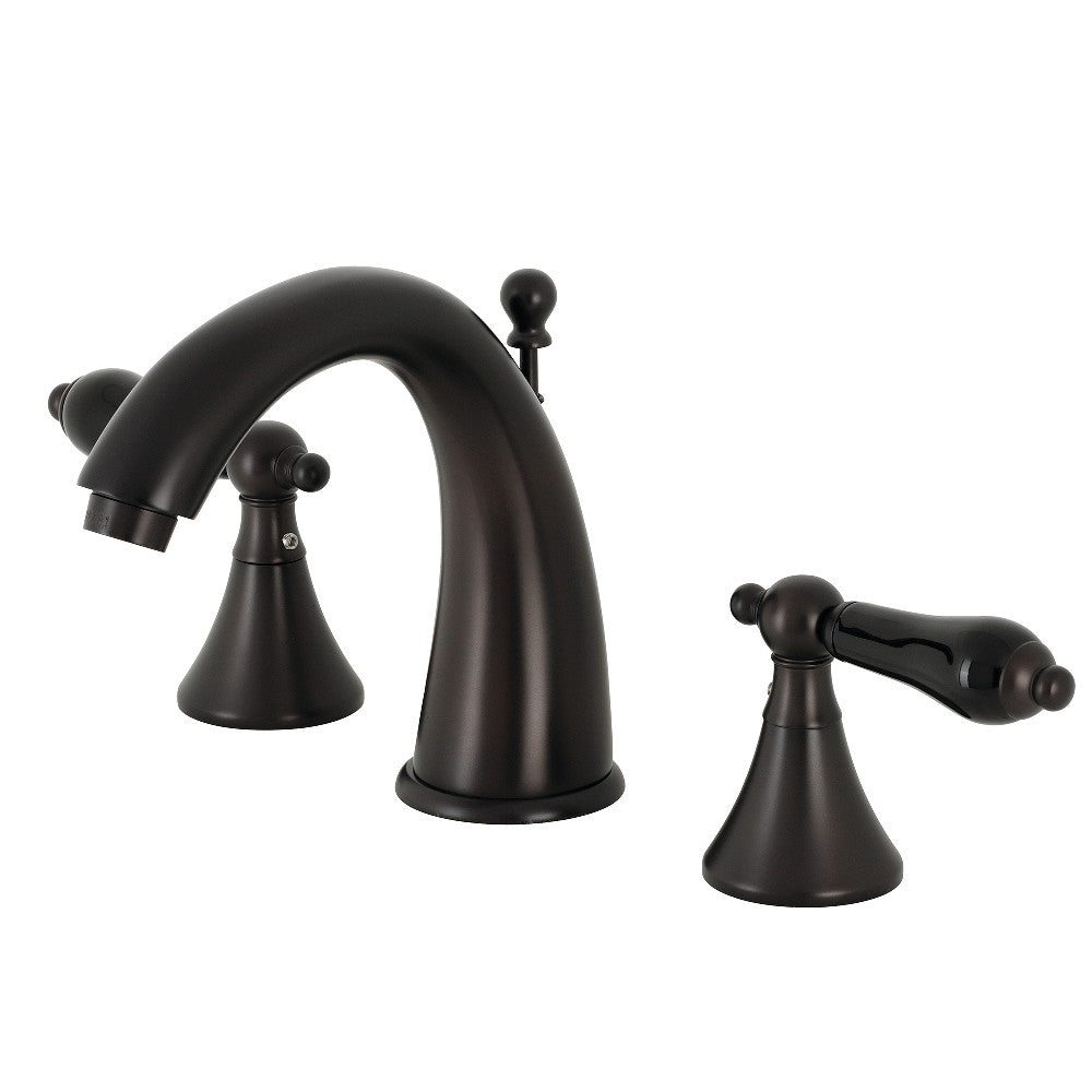 Kingston Brass KS2975PKL Duchess Widespread Bathroom Faucet with Brass Pop-Up, Oil Rubbed Bronze - BNGBath