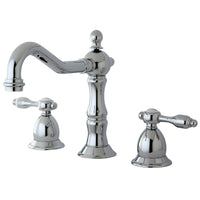 Thumbnail for Kingston Brass KS1971TAL 8 in. Widespread Bathroom Faucet, Polished Chrome - BNGBath