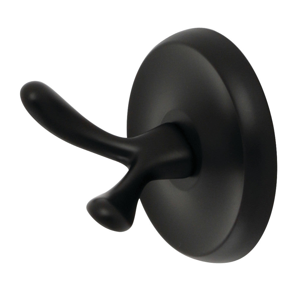 Kingston Brass BA317MB Classic Robe Hook, Matte Black - BNGBath