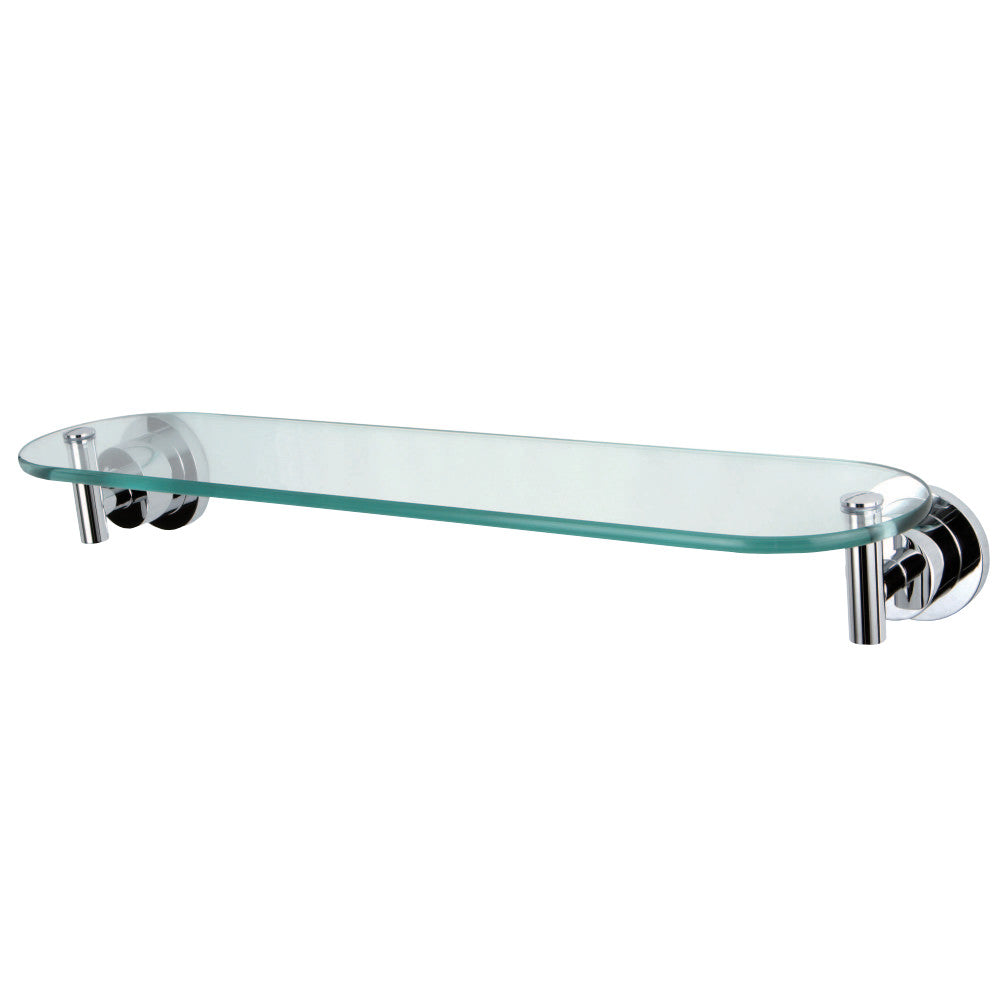 Kingston Brass BA8219C Concord Cosmetic Glass Shelf, Polished Chrome - BNGBath