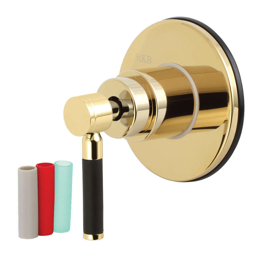 Kingston Brass KS3032DKL Kaiser 3-Way Diverter Valve with Trim Kit, Polished Brass - BNGBath