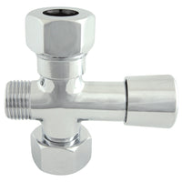 Thumbnail for Kingston Brass ABT1060-1 Vintage Shower Diverter, Polished Chrome - BNGBath